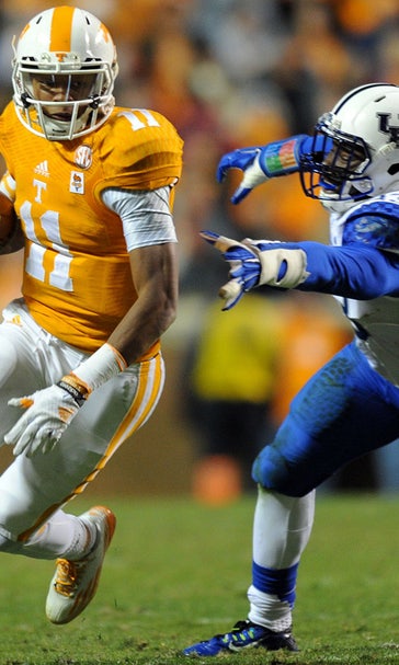 Dobbs helps Tennessee trounce Kentucky 50-16